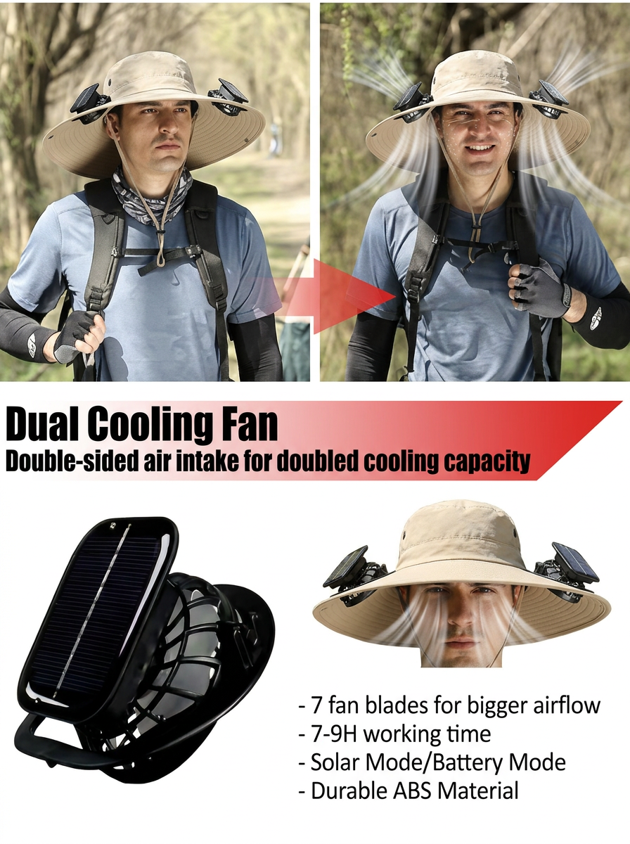 Solara™ Powered Outdoor Cooling Hat